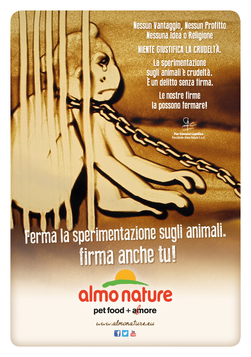 locandina almo stop vivisection
